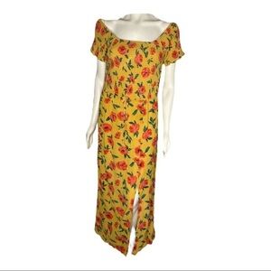 Brave Soul London Floral Maxi Dress Sz Large